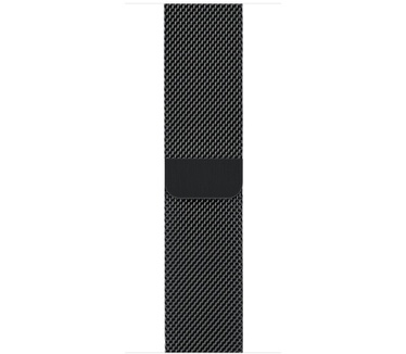 Apple Watch 2 (Milanese polsband, 42mm) Zwart (Zwart)