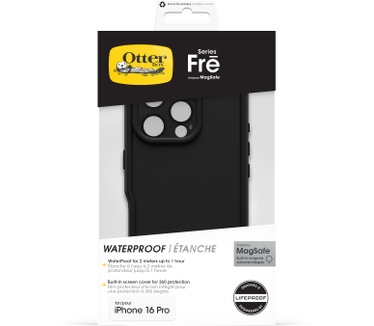 Otterbox Apple iPhone 16 Pro Frē Series PC Back Cover Magnetisch Zwart