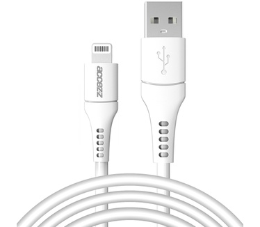 Accezz Lightning naar USB kabel - MFi certificering - 2 meter - Wit