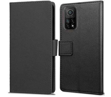 qMust Xiaomi Mi 10T /Mi 10T Pro Wallet Hoesje Zwart