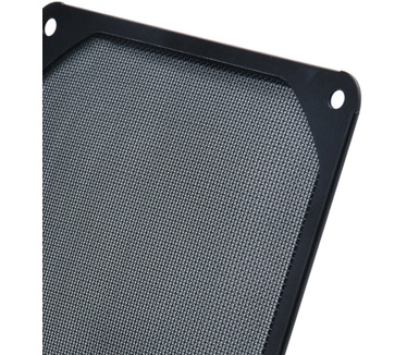 Akasa 80mm Ventilator Rooster - Filter - Zwart Aluminium