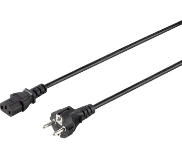 Conrad SY-5042692 Kaltgeräte Anschlusskabel Schwarz 2.00 m