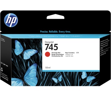 HP 745 chromatisch rode DesignJet inktcartridge, 130 ml