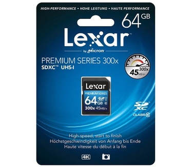 Lexar Platinum II 300x SDXC 64GB