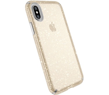 Speck Presidio Clear + Glitter iPhone XS / X (iPhone XS / X) Transparant