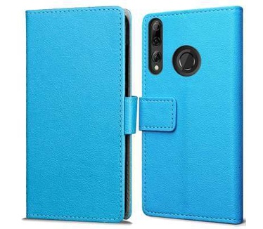qMust Huawei P Smart Plus 2019 Wallet Hoesje Blauw