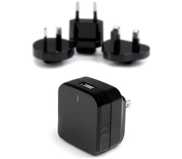 Startech.com USB-lader met Quick Charge 2.0 USB reisadapter zwart