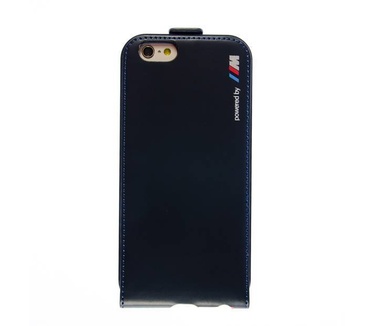 BMW Flip Case hoesje voor de iPhone 6 / 6S - Blauw Zwart
