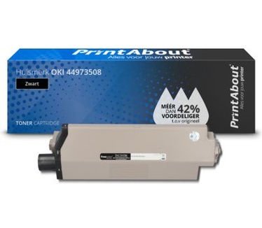 PrintAbout Huismerk OKI 44973508 Toner Zwart Hoge capaciteit