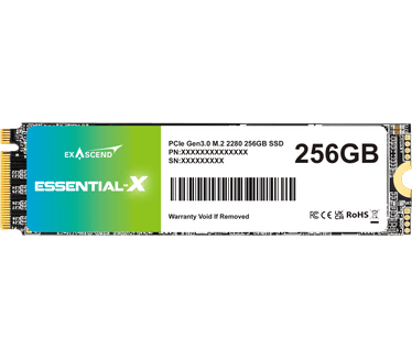 Exascend Essential-X PCIe SSDM2NAU 256GB