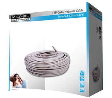 König FTP Cat6 flexibele netwerkkabel