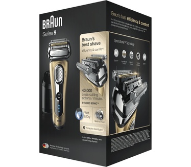 Braun Series 9 Elektrisch Scheerapparaat 9299cc, Clean & Charge Station En Reisetui