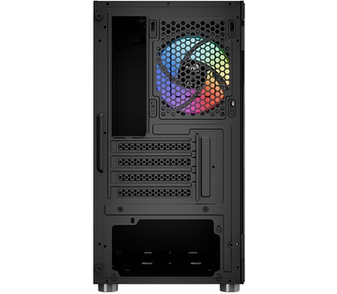 Aerocool CS-111, 3x 120mm FRGB fan, Zwart