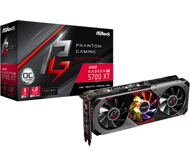 ASRock Radeon RX 5700 XT Phantom Gaming D 8G OC