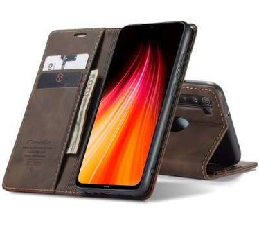 Caseme Xiaomi Redmi Note 8 Retro Wallet Case - Coffee