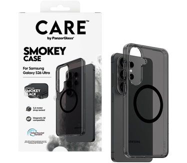 PanzerGlass CARE™ by PanzerGlass® Urban Explorer Case Smokey w. Black Qi Samsung Galaxy S26 Ultra
