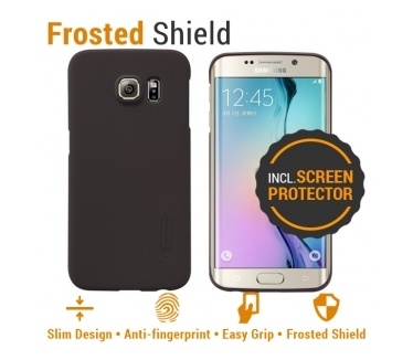Nillkin Backcover Samsung Galaxy S6 edge - Super Frosted Shield - Brown