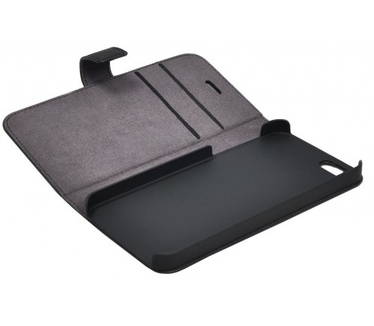 BMW Originele Siganture Debossed Logo Folio Bookcase voor de iPhone 5 / 5S / SE - (iPhone 5/5S) Zwart