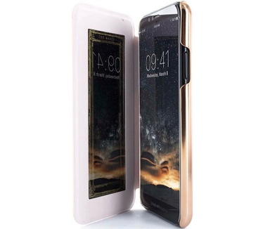Ted Baker Breek Mirror Book Case - Apple iPhone X (5,8'') - Roze  Roze
