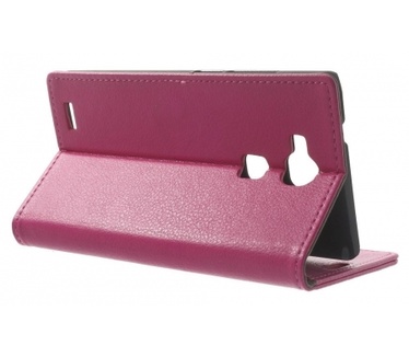 Kees Lederlook Portemonnee Hoesje Ascend Mate 7 - Roze