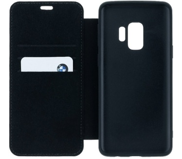 BMW Signature Leather Book Case - Samsung Galaxy S9 - Taupe  Beige