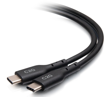 CablesToGo 0,5m USB-C-kabel mannelijk naar USB-C mannelijk (20V 5A) - USB 2.0 (480Mbps)