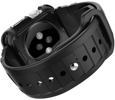 Spigen Apple Watch (42mm) Rugged Band - Zwart