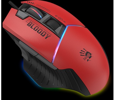 Bloody A4TECH BLOODY - Gaming Muis - W95Max USB Sport Rood - A4TMYS47257
