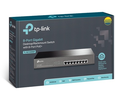 TP-Link 8 Port Gigabit PoE Switch