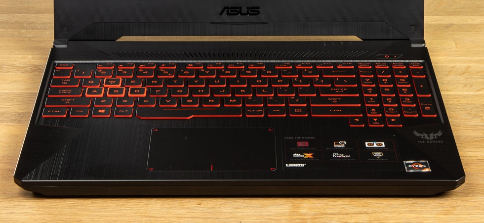 Asus FX505-toetsenbord