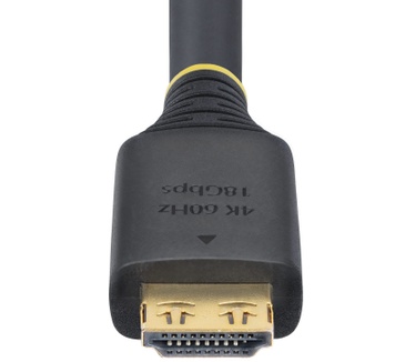Startech.com 6m High Speed HDMI Kabel met Grip Connectors, 4K 60Hz/1440p 144Hz, HDR10/HDCP 2.2/ARC, 18Gbps, UHD HDMI 2.0 Kabel voor TV/Monitor/Display, TPE Mantel