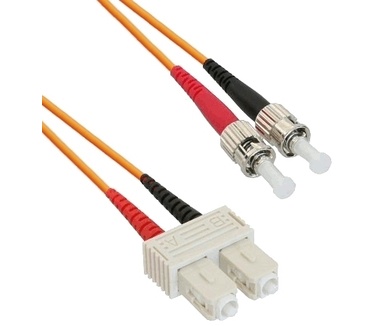 Eeconn Glasvezel Patchkabel, 50/125 (OM2), SC - ST, Duplex, 1m