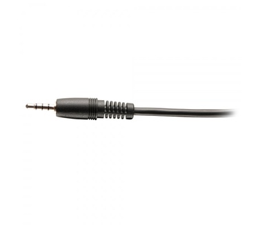 CablesToGo 0.9m 3.5mm M/M 4 Positie TRRS OMTP Hoofdtelefoonkabel
