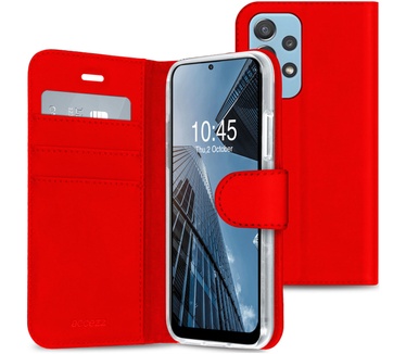 Accezz Wallet Softcase Bookcase Samsung Galaxy A72 - Rood
