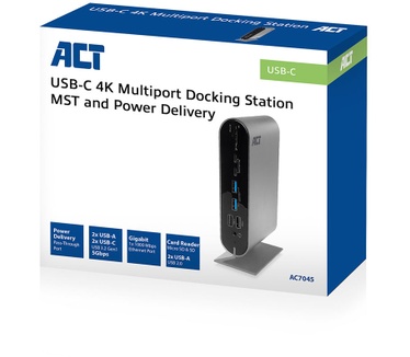 ACT AC7045 USB-C 4K Multiport Dock