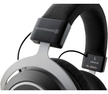 Beyerdynamic 718394 amiron Draadloze High-End Stereo hoofdtelefoon met Bluetooth, Antraciet (Zilver, Zwart)