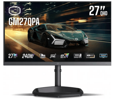 Cooler Master Tempest GM27QPA-EK - LED-Monitor 27'' - 2560x1440 (Quad HD) - 240 Hz - 1 ms - Zwart