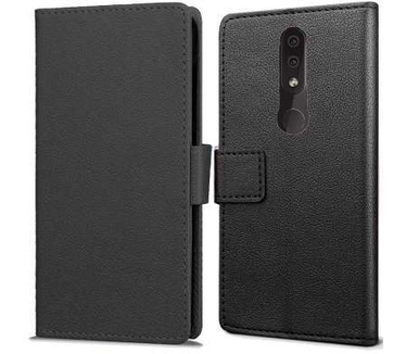 qMust Nokia 4.2 Wallet Hoesje Zwart