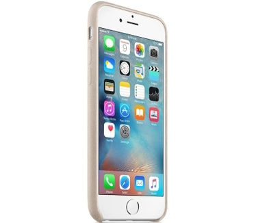 Apple Originele Hard Cover echt leer Roze voor iPhone 6/6S
