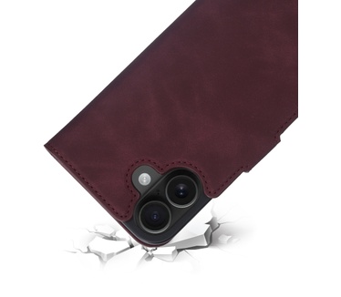 Mobiparts Classic Wallet Case Apple iPhone 16 Velvet Red (MagSafe Compatible)