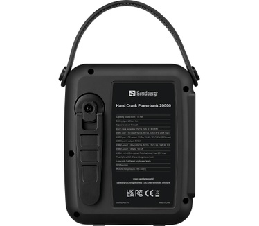 Sandberg Hand Crank Powerbank 20000
