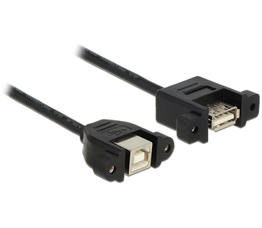 Delock USB 2.0 B/A, 0.25m