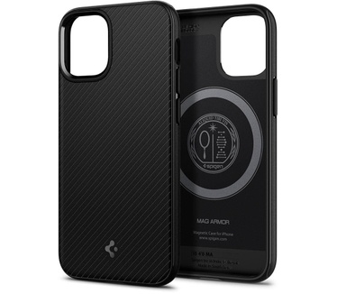 Spigen Mag Armor Hoesje voor Apple iPhone 12 Mini  Zwart