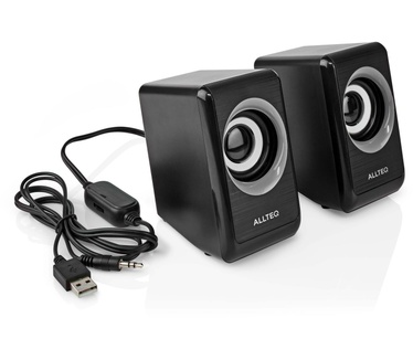 Allteq Computer luidspreker USB en Jack