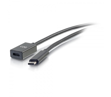 CablesToGo 3ft USB-C naar C 3.1 (Gen 2) verlengkabel van mannelijk naar vrouwelijk (10 Gbps)