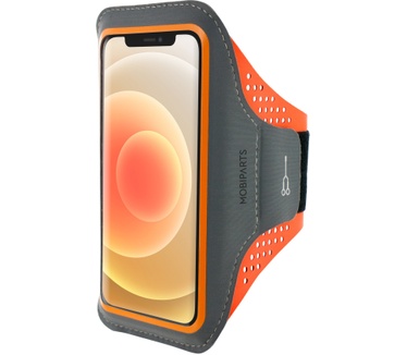 Mobiparts Comfort Fit Sport Armband Apple iPhone 12/12 Pro Neon Orange