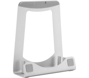 Startech.com Laptopstandaard 2-in-1 Laptopverhoger / Verticale Laptopsteun Ideaal voor Ultrabooks & MacBook Pro/Air Ergonomische Laptophouder met Ideale Kijkhoek Zilver, Aluminum