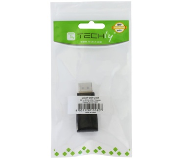 Techly DisplayPort V.1.2 M to VGA F Adapter Zwart