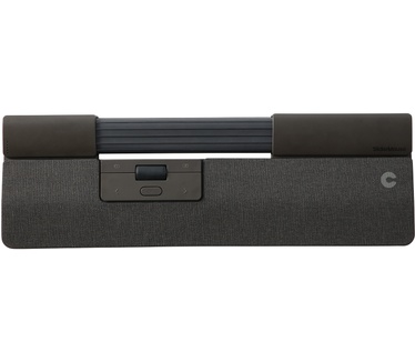 Contour Design SliderMouse Pro (bedraad) met Slim polssteun in stof Donkergrijs