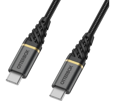 Otterbox Premium Cable USB C-C 1M USB-PD, zwart